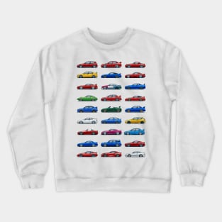 JDM Cars mega mix Crewneck Sweatshirt